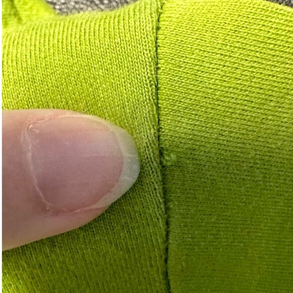 Lady Divots Green Full Zip Front Golf Jacket Size L Pima Cotton Lightweight - Picture 10 of 11